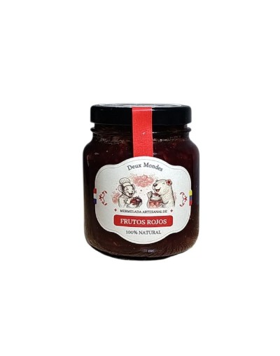 2 mondes mermelada de frutos rojos 130g