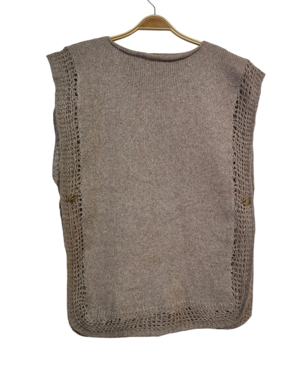 Poncho Tejido Artesanal Caliza | Tejidos Gloria P