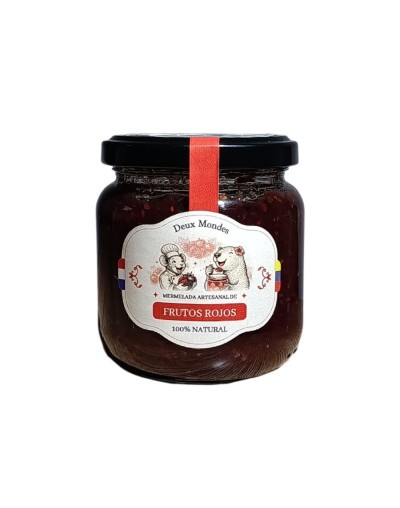 2 mondes mermelada de frutos rojos 230g