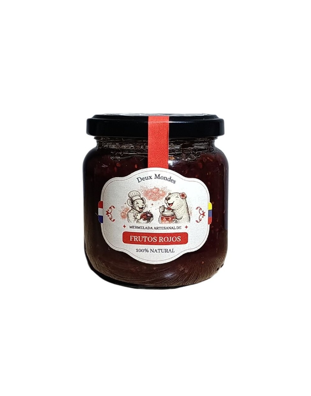 2 mondes mermelada de frutos rojos 230g
