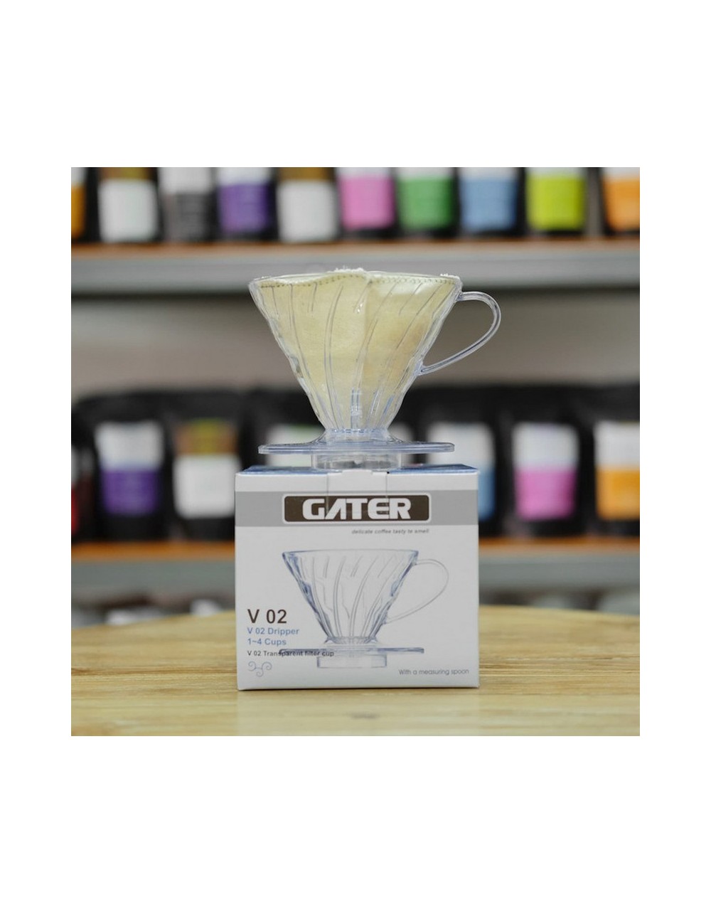 PORTAFITLRO ACRILICO V60
