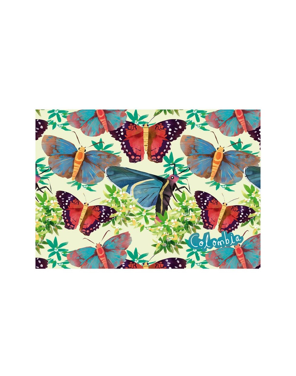 Individuales Mariposas