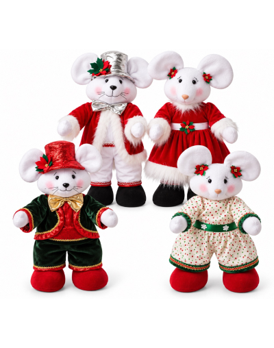 Raton navideño decorativo