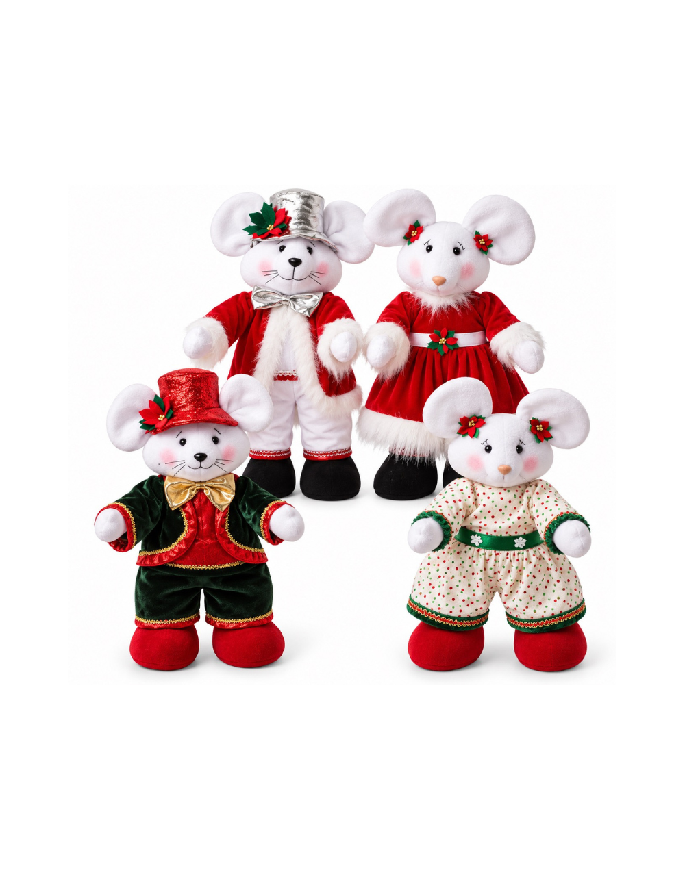 Raton navideño decorativo