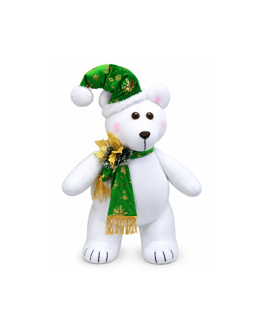 Oso polar navideño