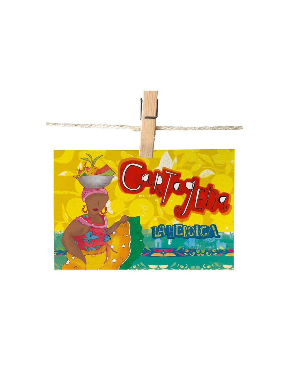 Postal La Heroica Cartagena Colombia - Ailé