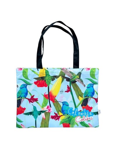 Tote bag Colibrí Azul