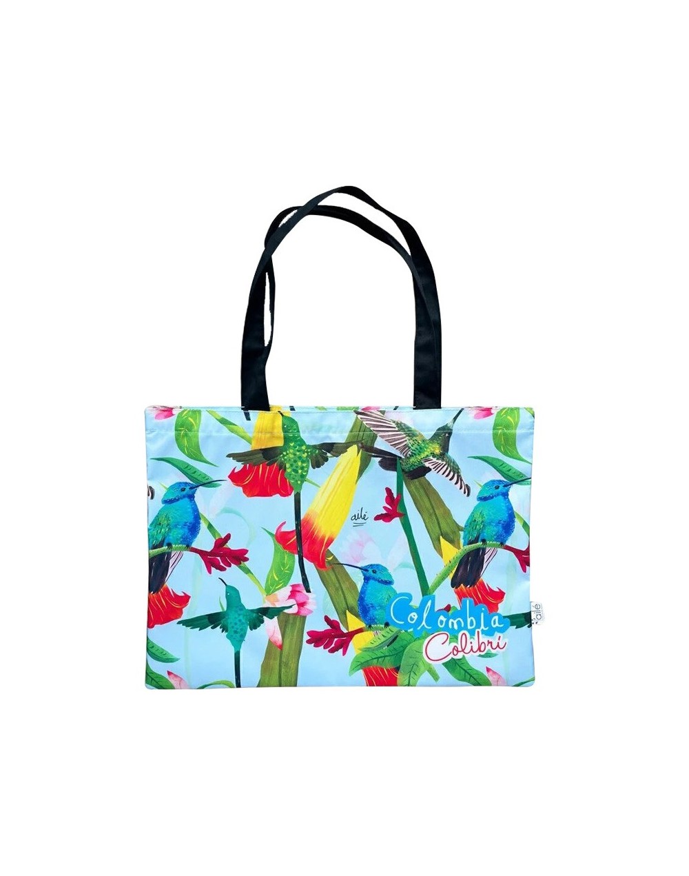 Tote bag Colibrí Azul