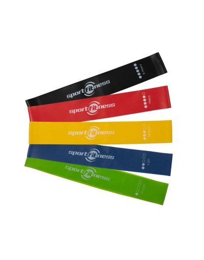 BANDAS ELASTICAS X 5 SPORT FITNESS