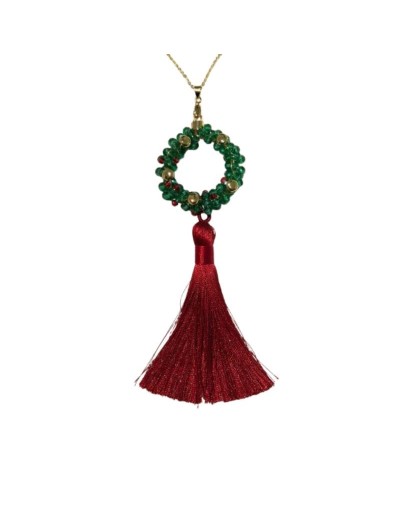 Collar Corona Navideña