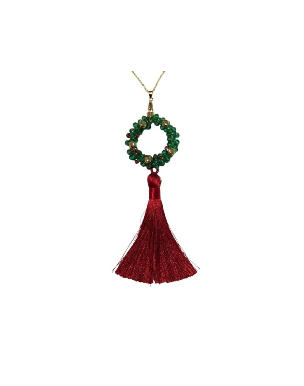 Collar Corona Navideña