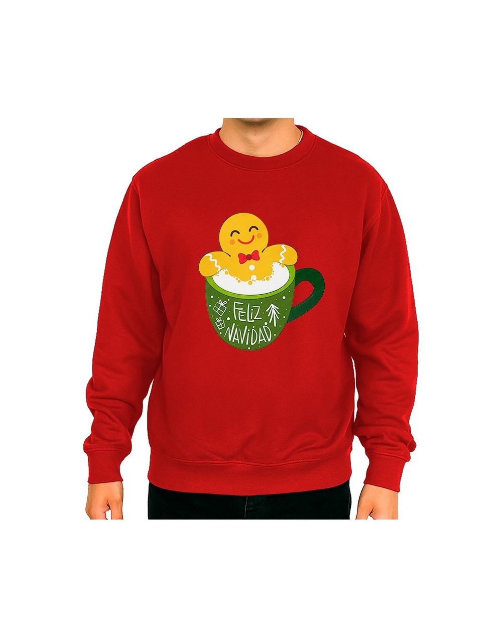Saco Navideño Hombre Lanza Creativos