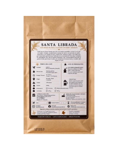  Café Caturra Santa Librada Café origen del Huila 250g