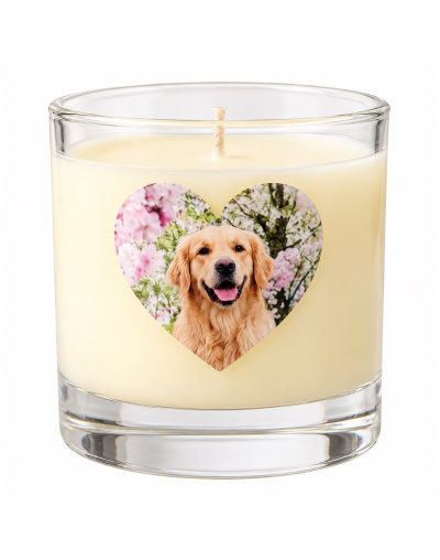 Vela con imagen personalizada