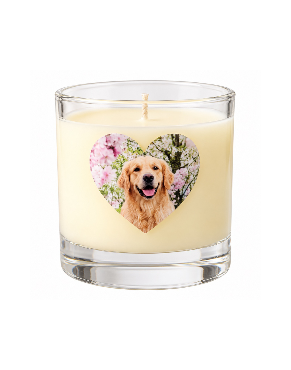 Vela con imagen personalizada