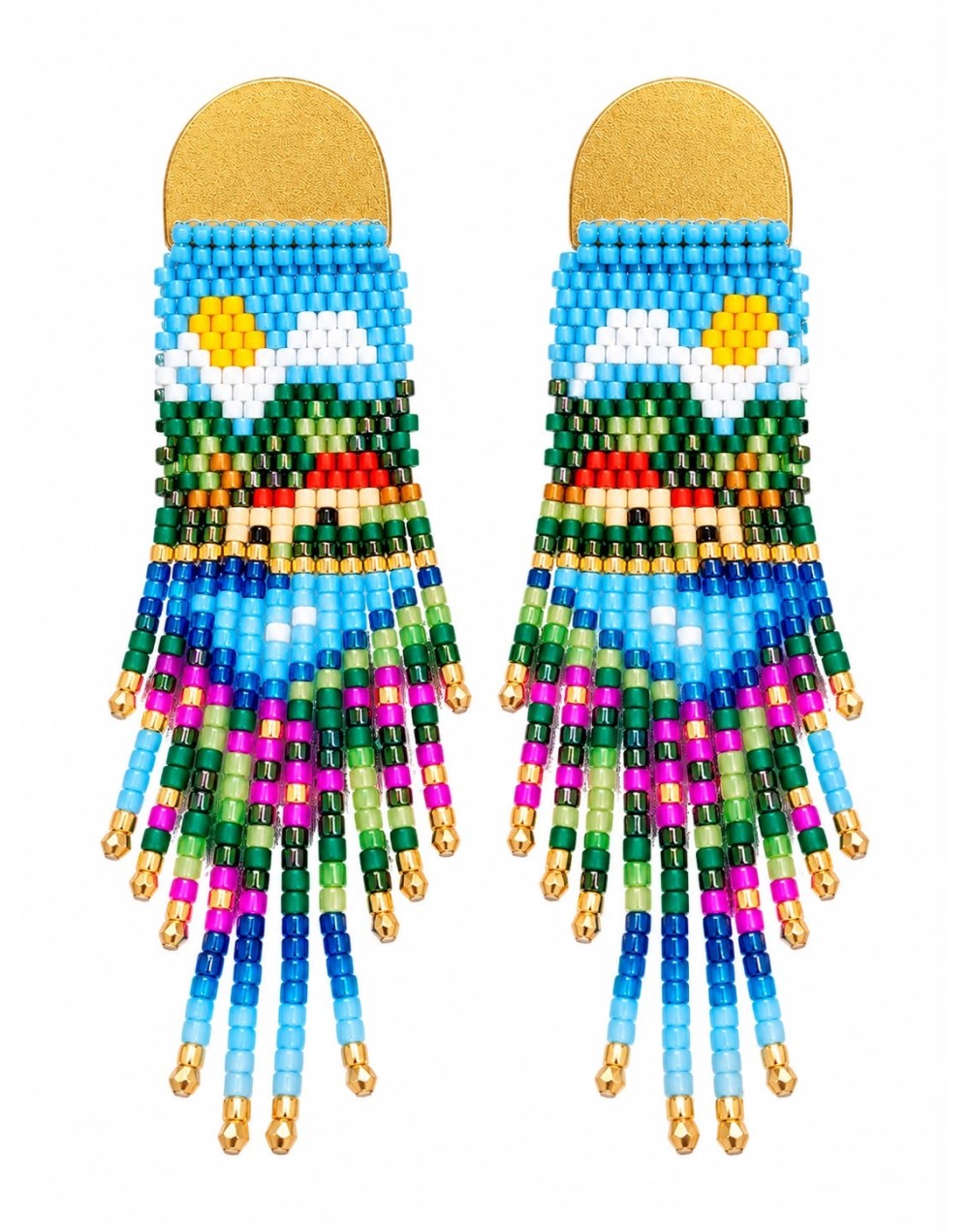 ARETES JARDIN DE COLORES