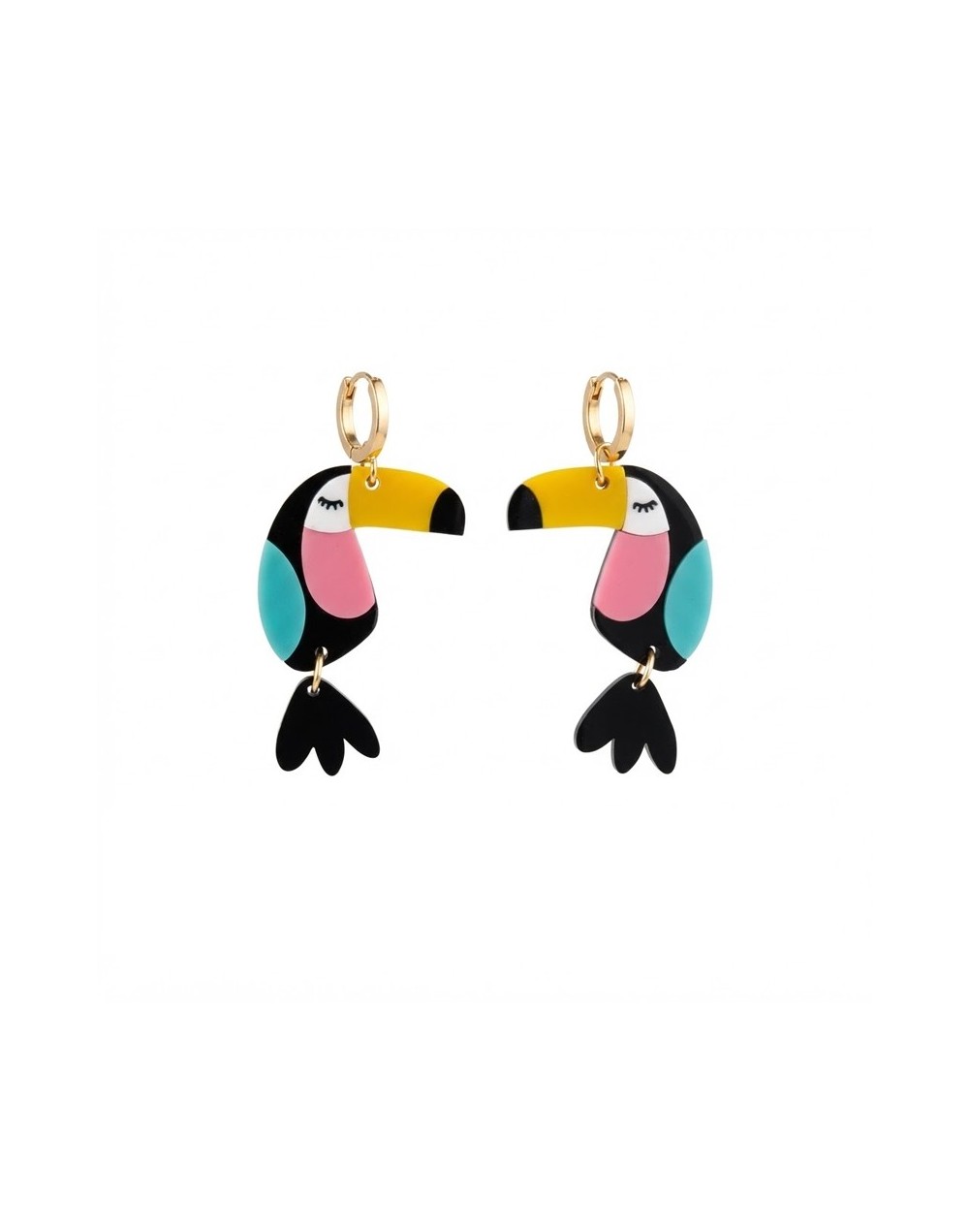 Aretes de Tucán tropical | Glow Flower