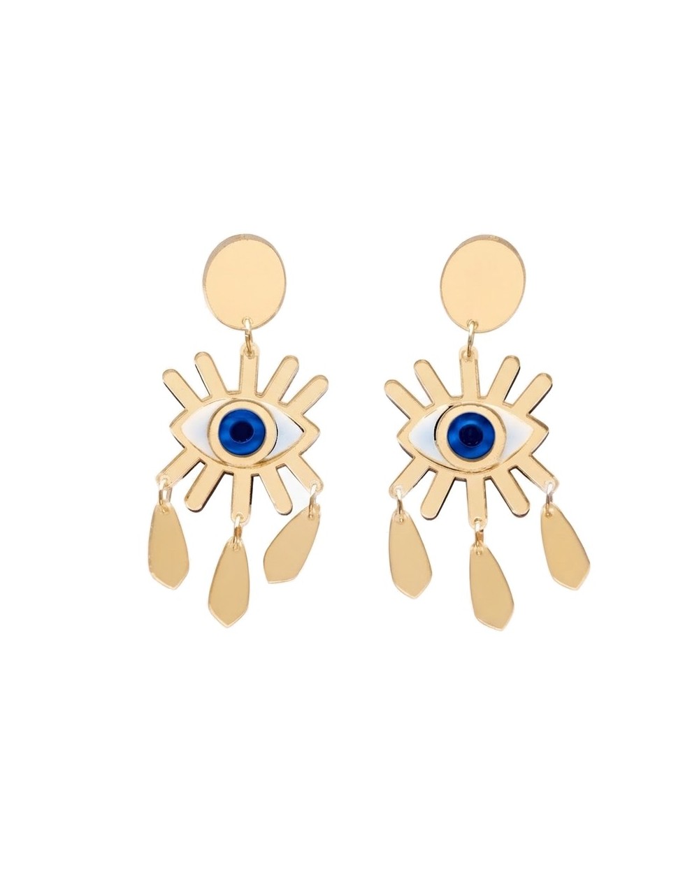Aretes Ojos de Protección y Luz Eterna