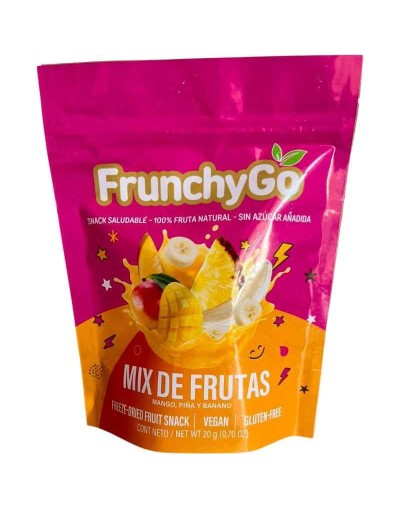 FrunchyGo 20g — Snack Mix de Fruta Liofilizada 100% Natural