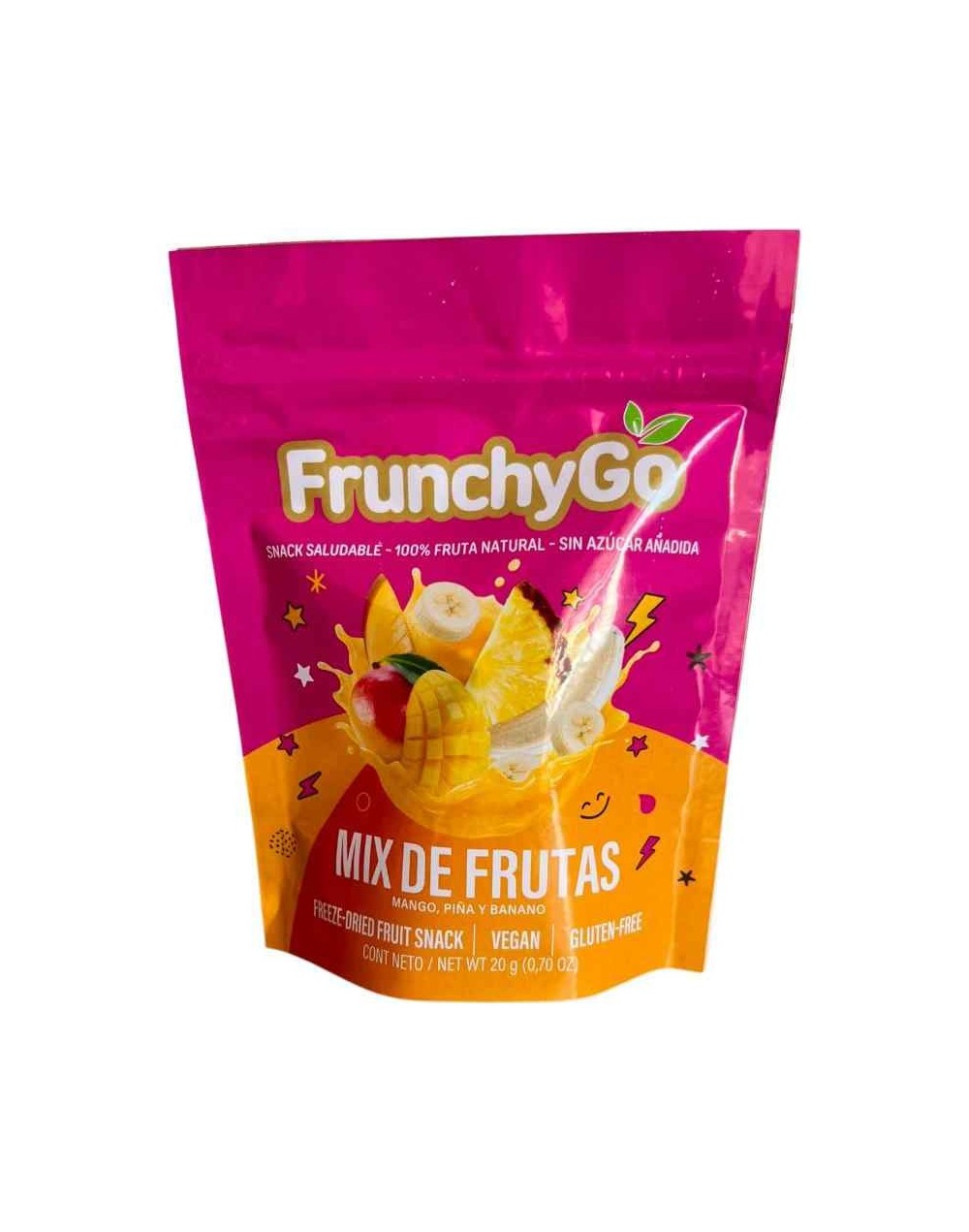 FrunchyGo 20g — Snack Mix de Fruta Liofilizada 100% Natural