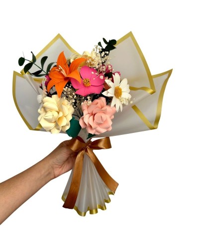 Bouquet Tropical (variedad de flores de papel)
