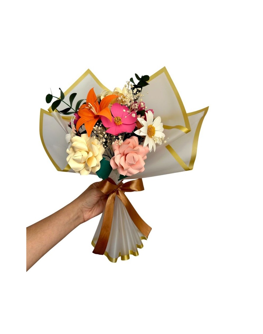 Bouquet Tropical (variedad de flores de papel)