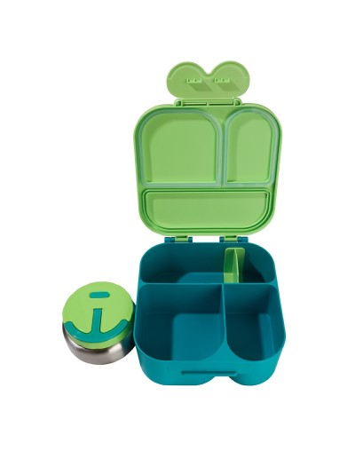 Lonchera  Bento 3/4 compartimientos  + Ollita interna 300ml