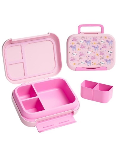 Kit Lonchera Termo y Maleta Rosado