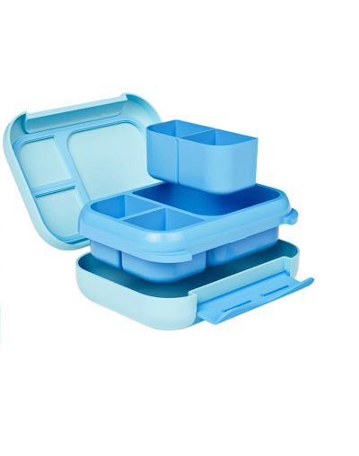 Kit Lonchera Termo y Maleta Azul