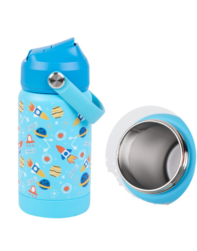 Kit Lonchera Termo y Maleta Azul