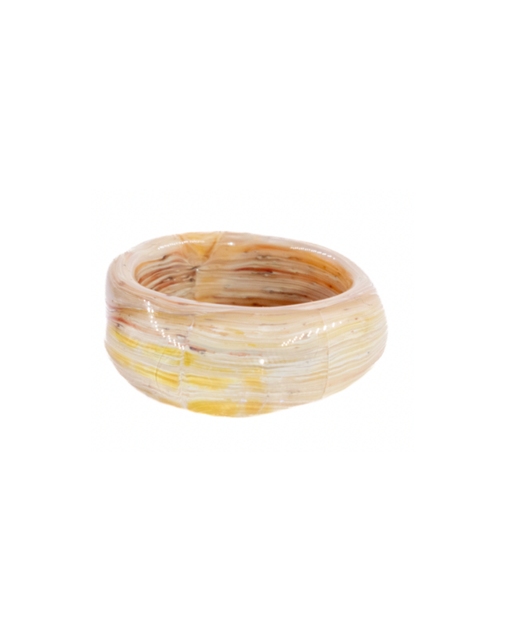 Anillo latido de tierra hueso