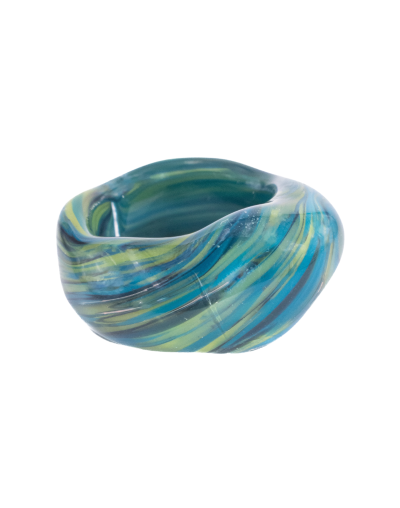 Anillo Latido de tierra-Corriente Viva Thick