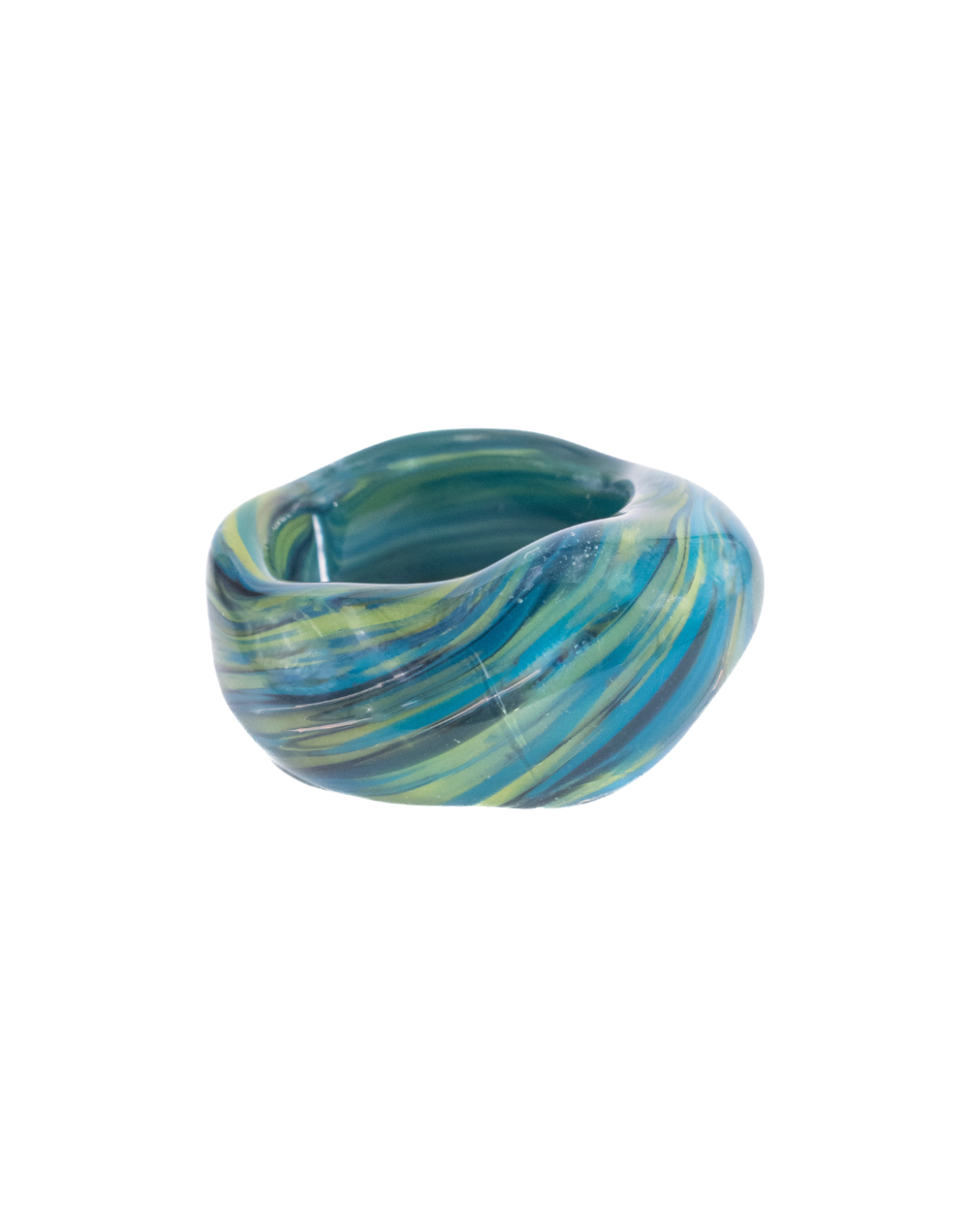 Anillo Latido de tierra-Corriente Viva Thick