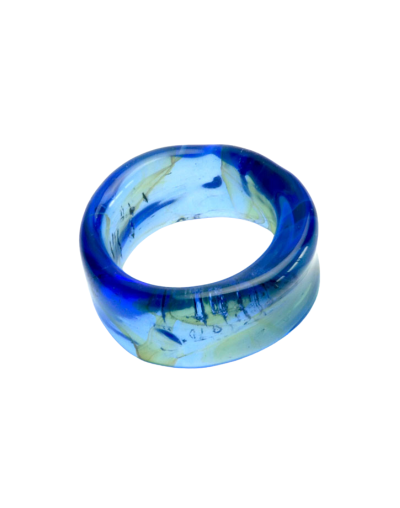 Anillo elemental Azul Profundo fume