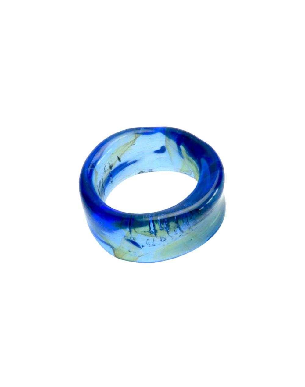 Anillo elemental Azul Profundo fume