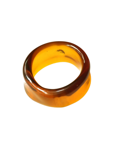 Anillo elemental ámbar