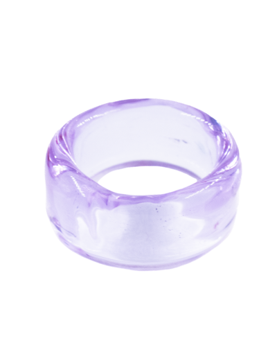 Anillo elemental lila