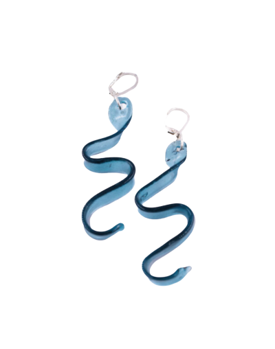 Aretes serpiente glacial
