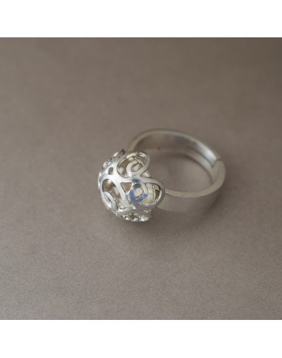 Anillo trazos danzantes pequeño