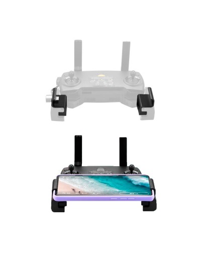 Abrazadera soporte para teléfono ó tablet Controller dji black