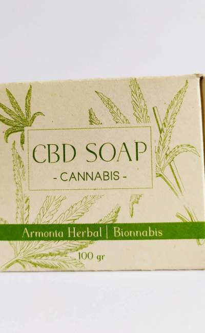 Jabón CBD, natural y a base de Cannabis 100gr