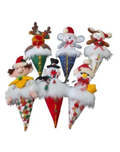 Kit Conos Navideños Pequeños