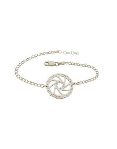 Pulsera disco de freno y cadena barbada Quezttema