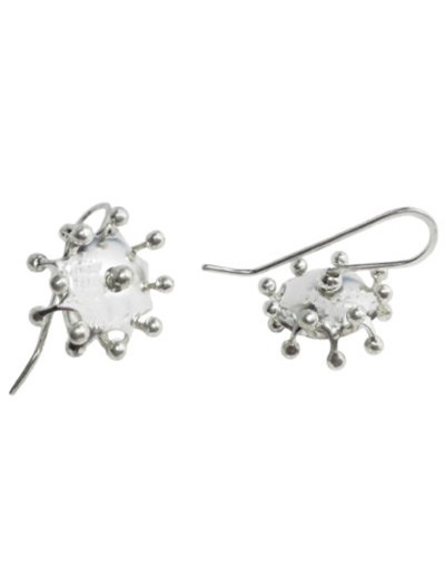 Aretes giratorios en pescador