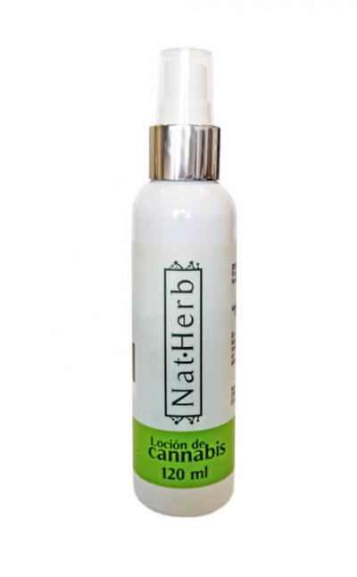 Loción Nat-Herb en spray de cannabis 120ml