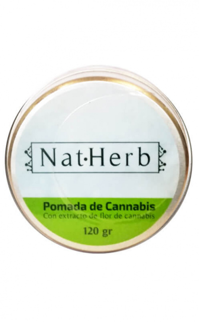 Pomada herbal NatHerb de cannabis 120gr