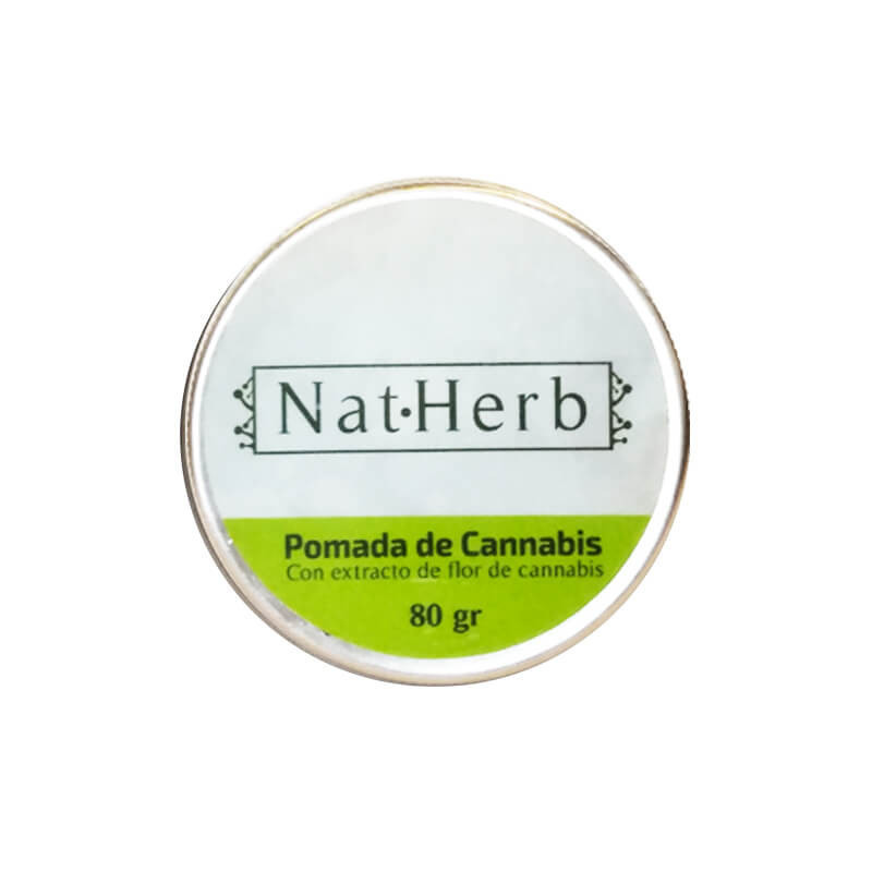 Pomada herbal NatHerb de cannabis 80gr
