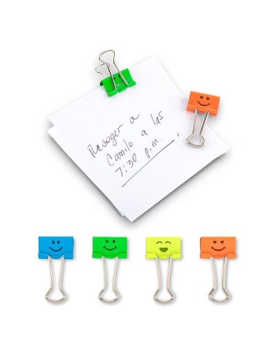 Set de Clips Smiley Faces