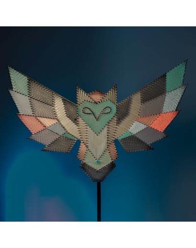 Cuadro Buho Geometrico