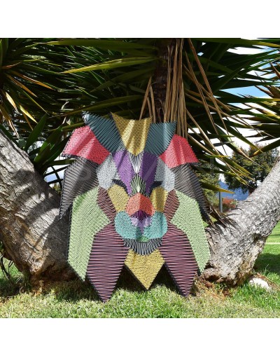 Cuadro León geometrico